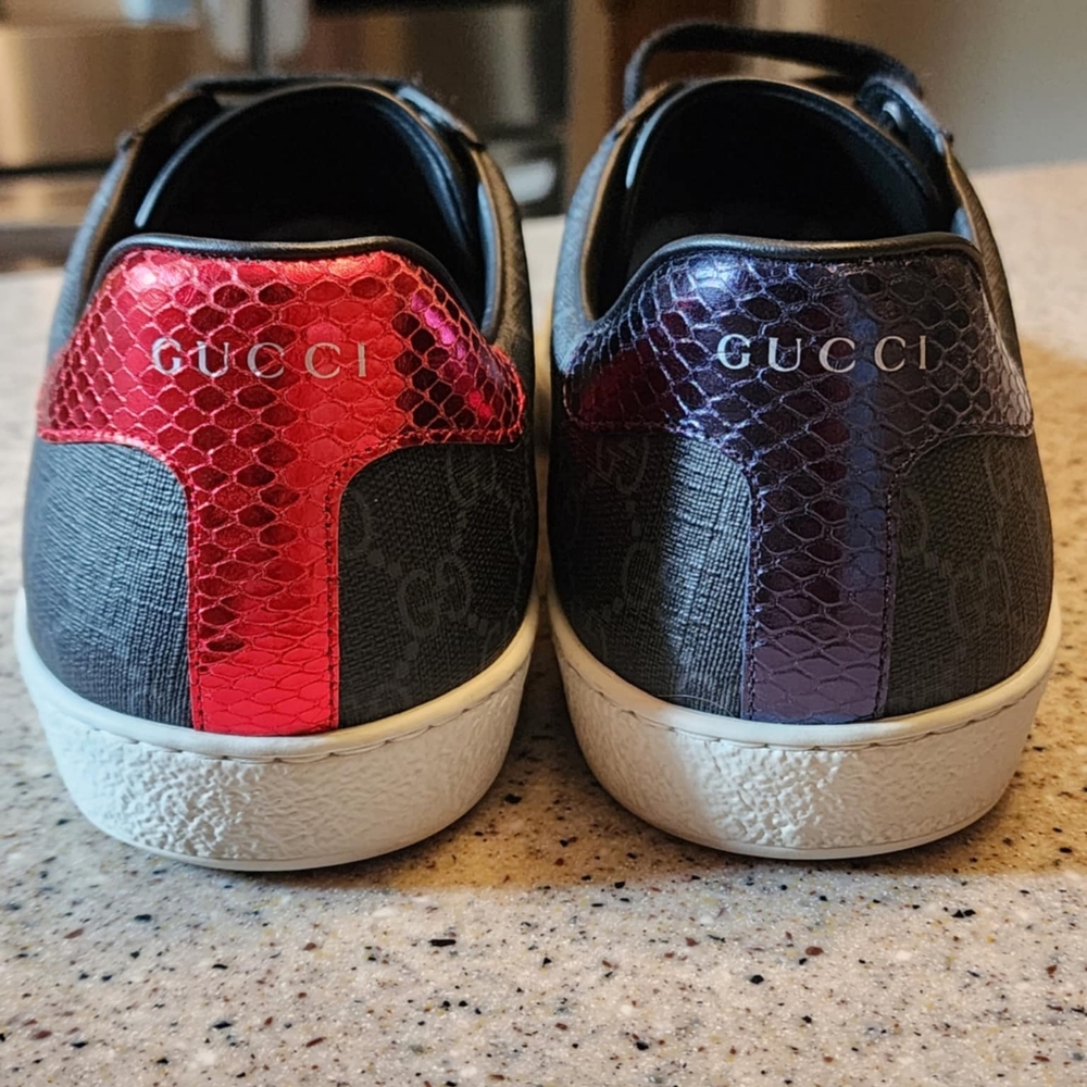 Authentic Gucci Ace GG Supreme sneakers